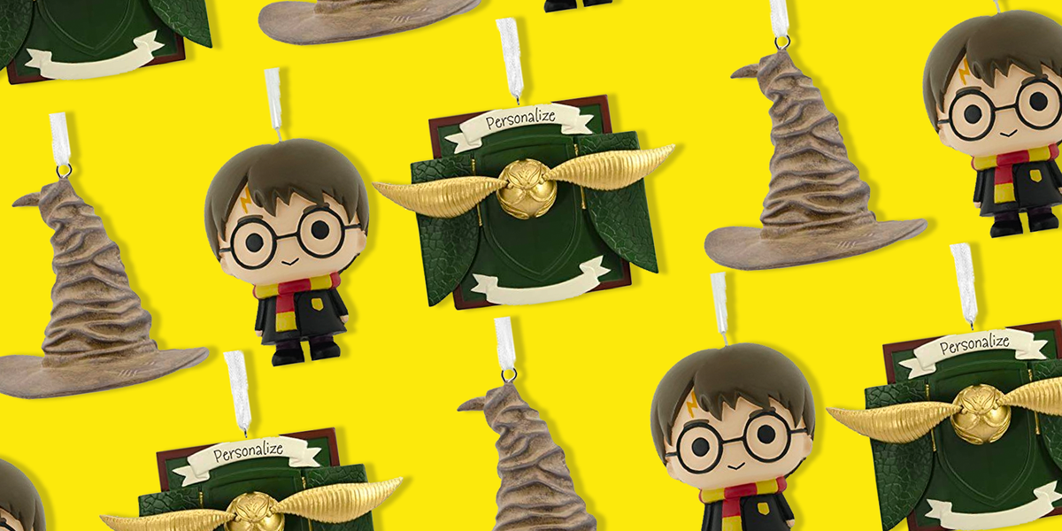 DIY Harry Potter Christmas Decorations  Ornaments, Sorting Hat Tree  Topper, + Mistletoe! 