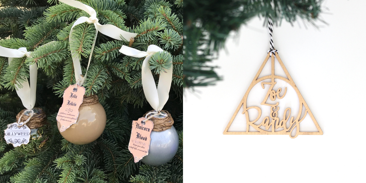 Harry Potter Inspired House Ornaments Christmas Tree Ornaments 
