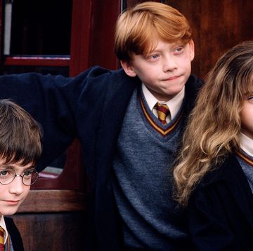 harry potter ron hermione tren hogwarts