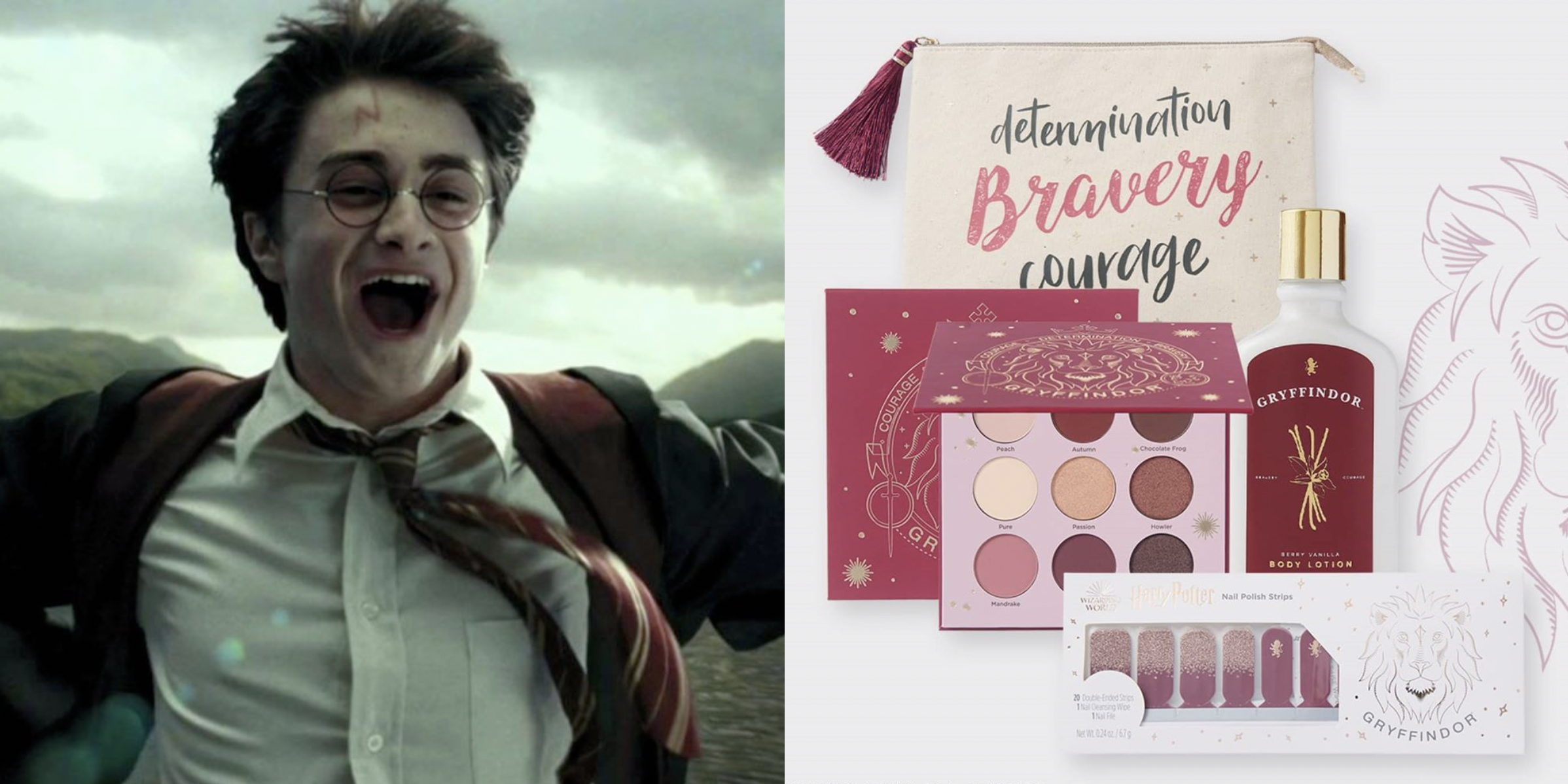 Harry Potter - Harry Potter Makeup Bag - Gryffindor Make Up Bag - Makeup  Storage - Harry Potter Bag for Makeup - Harry Potter Gifts, Small :  : Beauty