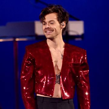 london, england february 11 editorial use only harry styles performs on stage during the brit awards 2023 at the o2 arena on february 11, 2023 in london, england photo by dave j hogangetty images