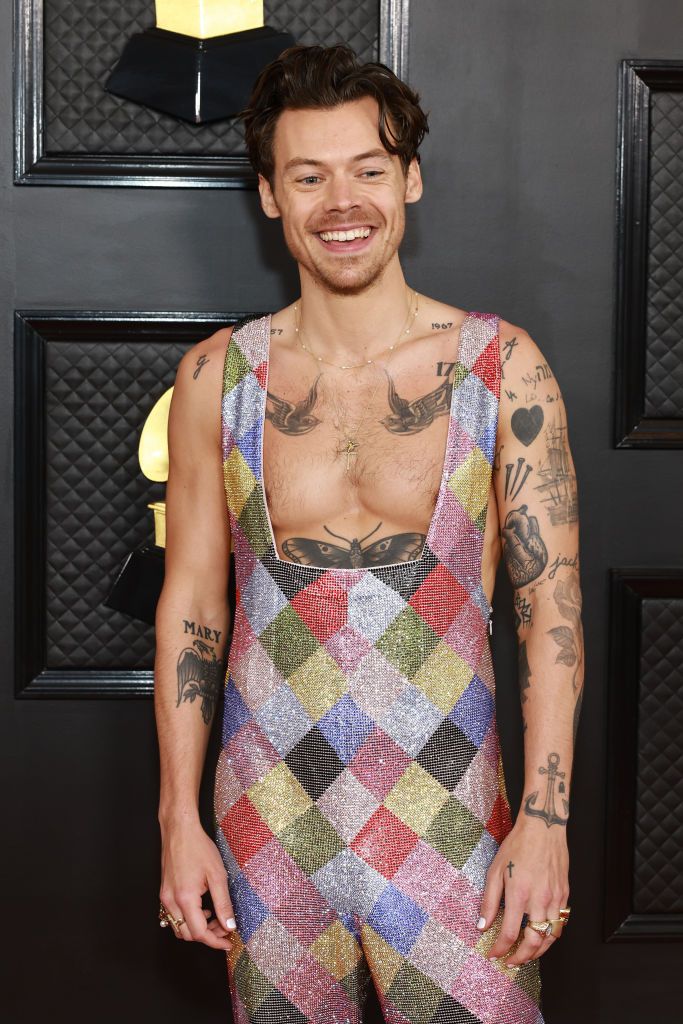 PICS Harry Styles Broken Heart Tattoo Who Broke The 1Ders Heart   Hollywood Life