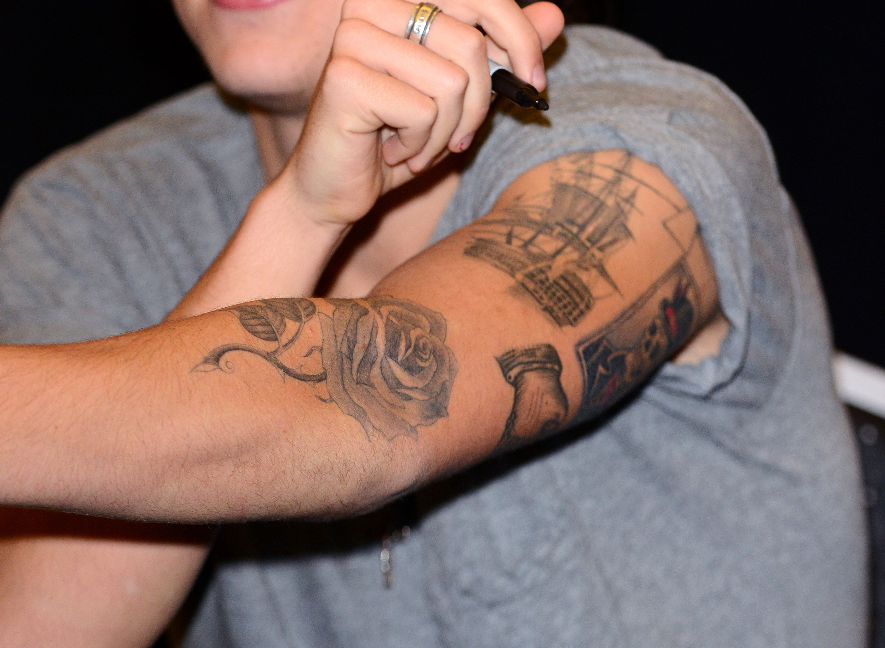 Meaning behind Harry Styles more than 50 tattoos including one he inked  himself  OK Magazine