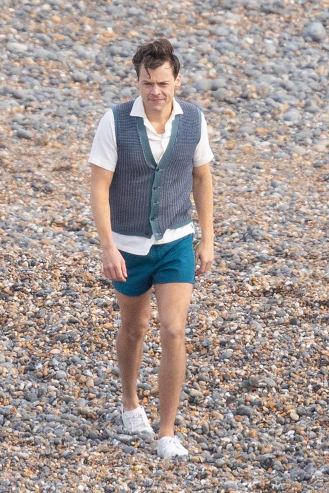 Harry styles white clearance shorts