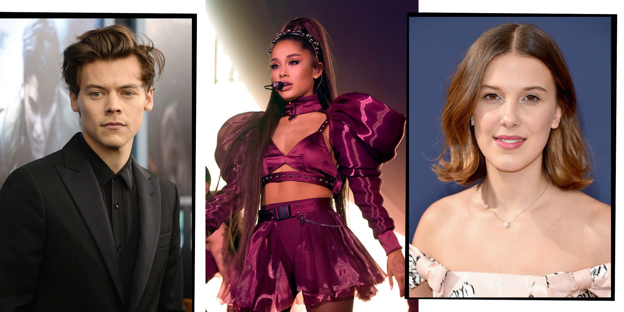 Ariana Grande Beige Oversized Jacket Street Style Hollywood 2019