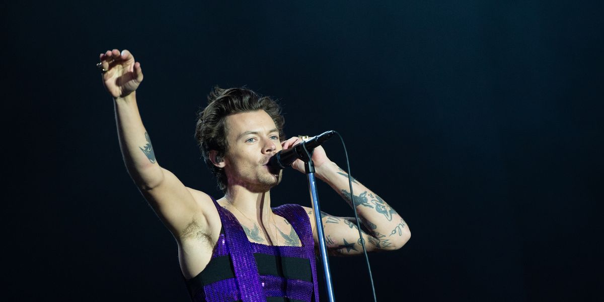 Watch Harry Styles Ripped Pants On Stage Fixed With Pride Flag 2221