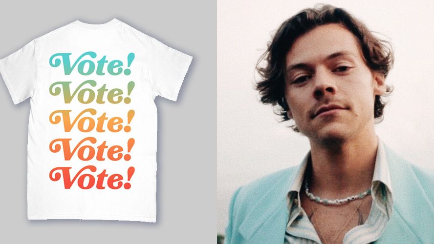 Where to Buy Harry Styles's 'Don't Trip: Vote' T-Shirt