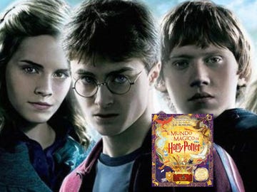 harry, ron y hermione libro