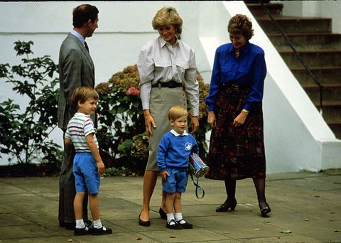 Prince Harry first day at nursery