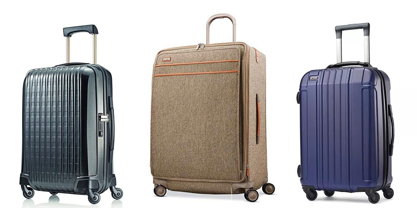 PARA JOHN 4 Pcs Travel Luggage Suitcase Trolley Set (16'' 20'' 24'' 28'')  BLACK (Yellow): Buy Online at Best Price in UAE - Amazon.ae