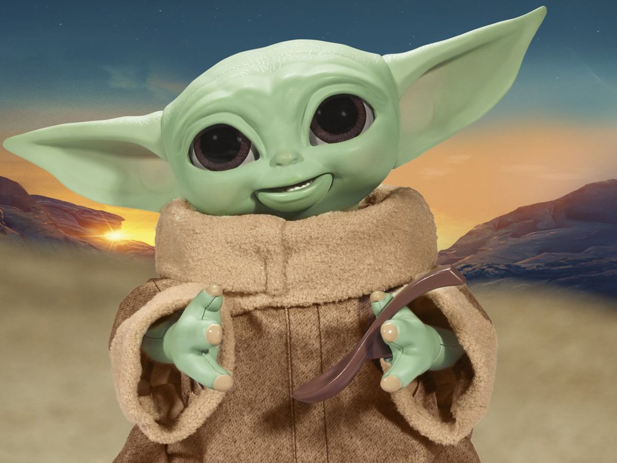 This New Motorized Baby Yoda Toy Can Eat, Move, and Interact With You