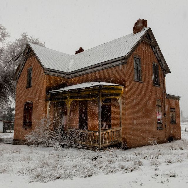 haunted deserted house in old west, colorado
