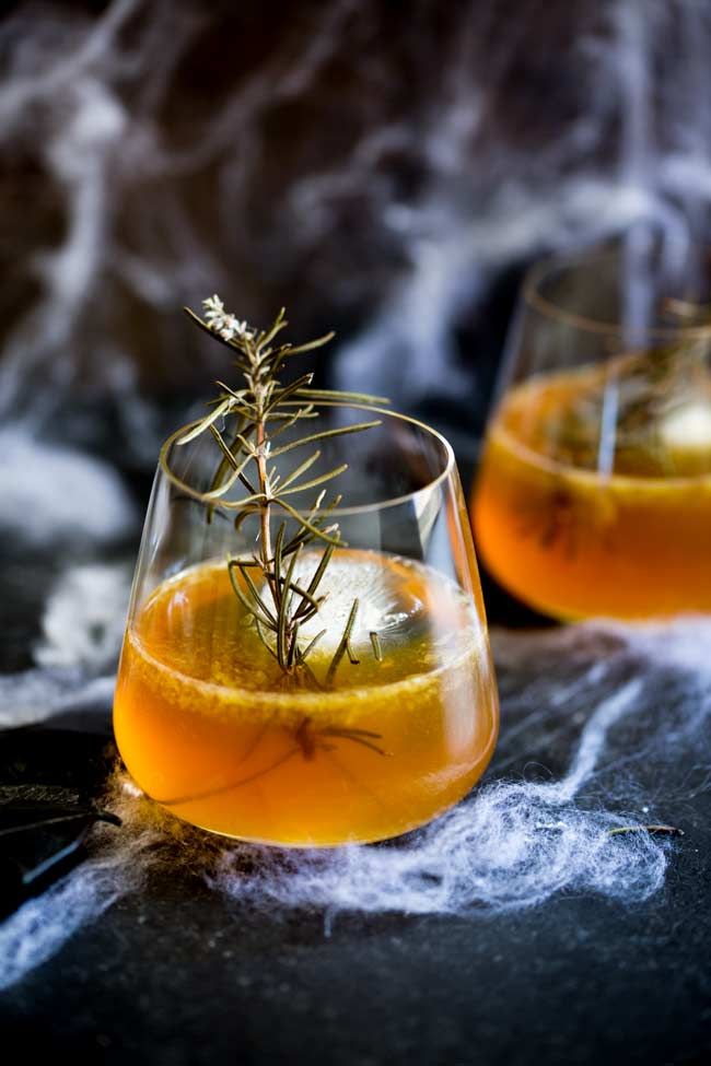 haunted graveyard halloween cocktail