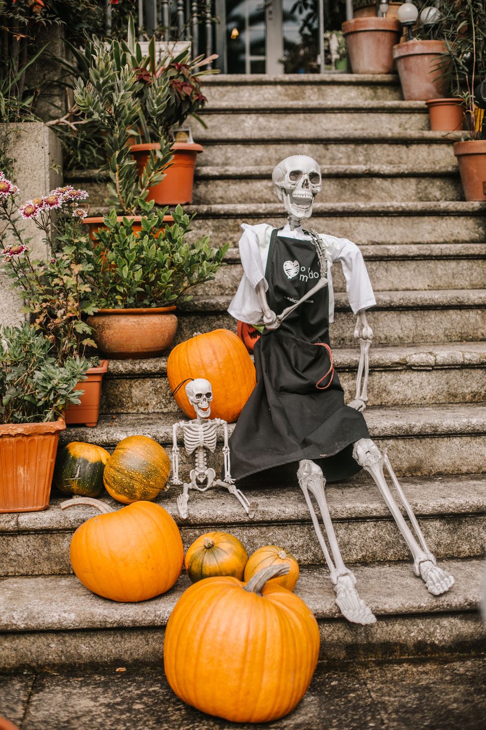 haunted house ideas skeletons