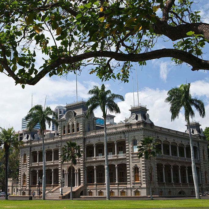 usa hawaii honolulu   iolani palace, former royal palace built 1879 82