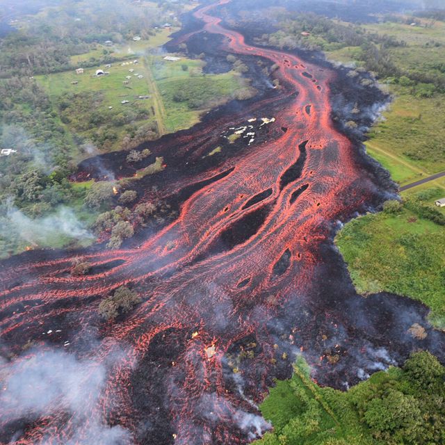 Kilauea lava flow