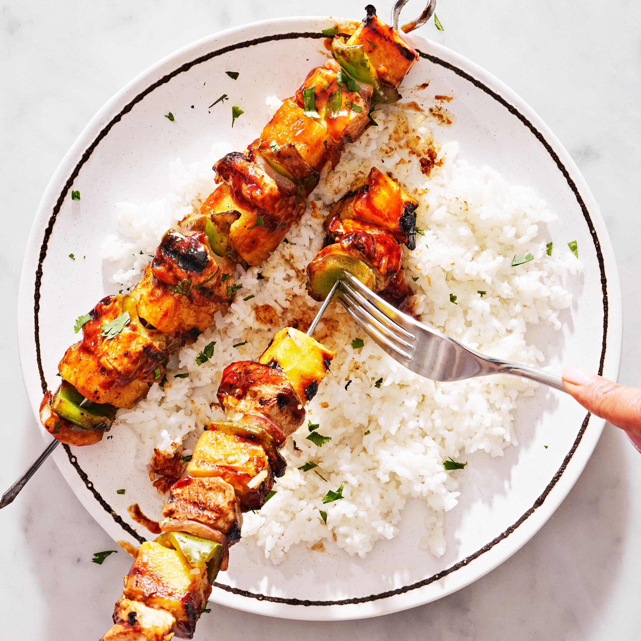 Hawaiian Chicken Skewers – Cookin' with Mima