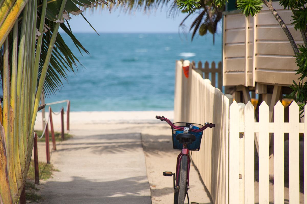 bicycle near the beach