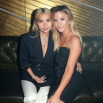 hayley kiyoko and becca tilley at nylon's annual young hollywood party at avenue los angeles