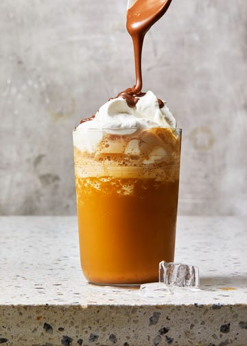 hazelnut mocha frappe