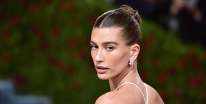 new york, new york   may 02 hailey bieber attends the 2022 costume institute benefit celebrating in america an anthology of fashion at metropolitan museum of art on may 02, 2022 in new york city photo by sean zannipatrick mcmullan via getty images