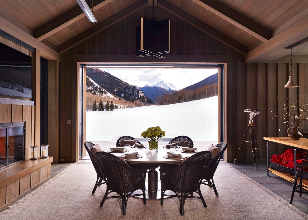 Behind The Cozy Makeover Of This Modern Mountain Aspen Home - Luxe  Interiors + Design