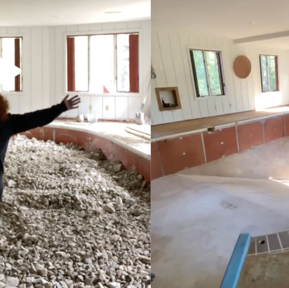 Couple discovers hidden bathroom during home renovation