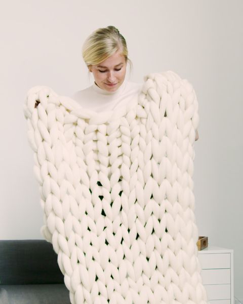 Giant Knit Blanket