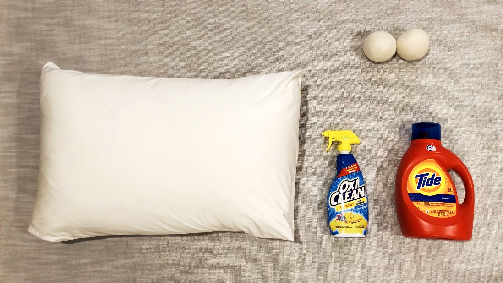How to wash a pillow by hand