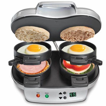 Food steamer, Kitchen appliance, Small appliance, Meal, Dish, Contact grill, Breakfast, Home appliance, Food, Cuisine, 