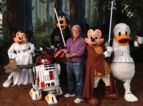 George Lucas At Disney World