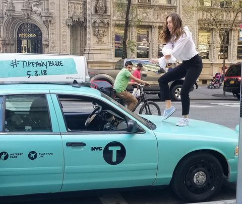 Tiffany & Co Turns New York Tiffany Blue