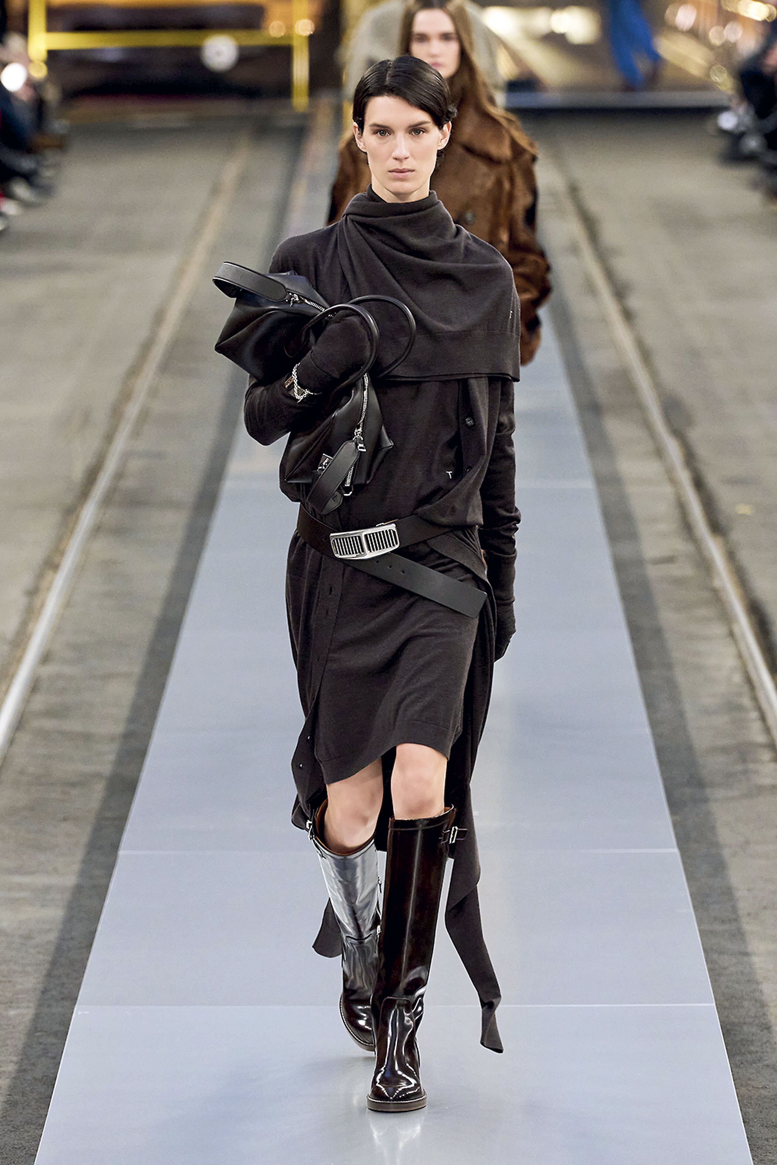 2025-2026秋冬 バンドゥ ニット ミディ ドレス Chaud Tokyo | Fashion Shop | 【新作・Greta フラワーミディ