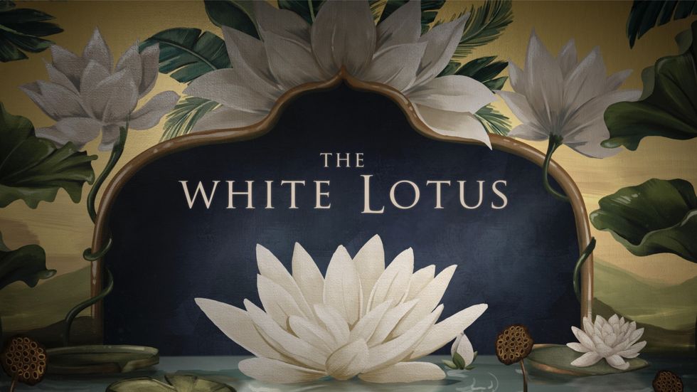 a wallpaper from the opening credits of hbo's the white lotus