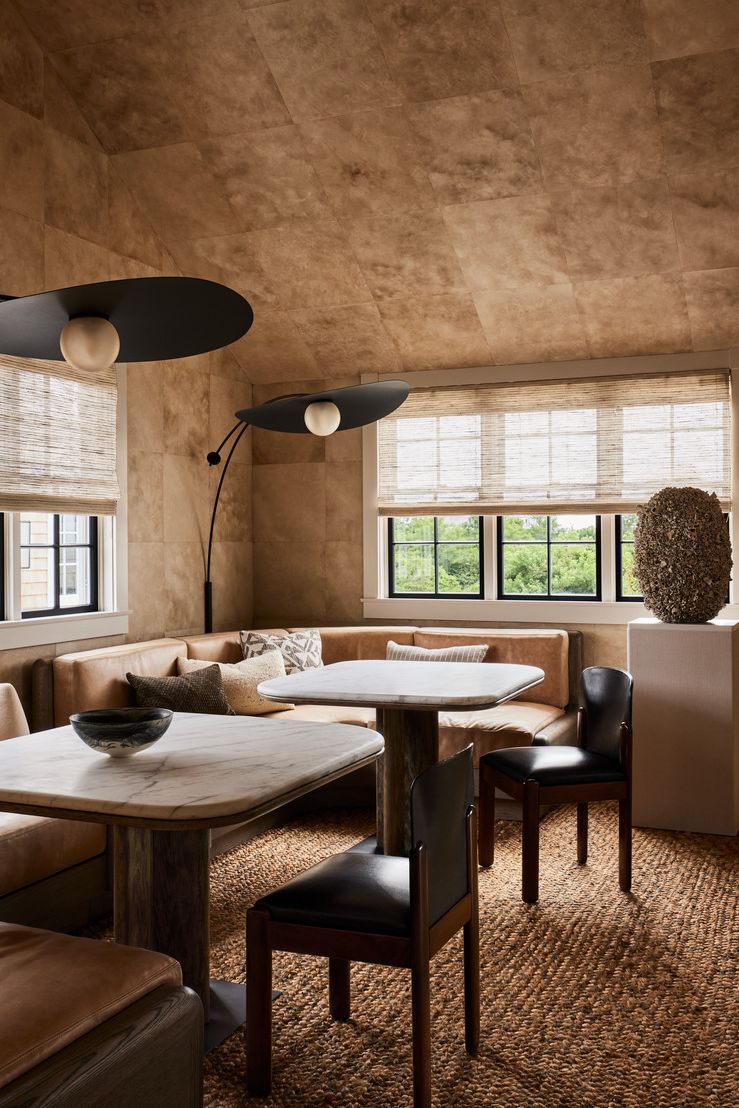 nantucket home designed by michael ellison dining room