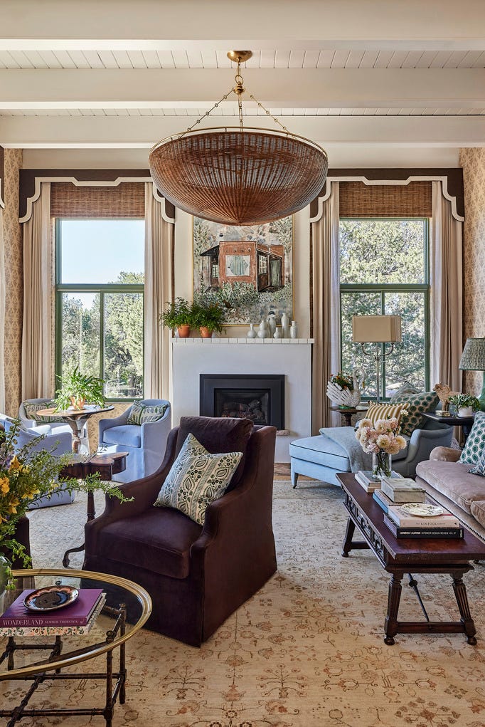 heather and matt french's sante fe home designed by french french interiors. living room. heather and matt french's sante fe home designed by french french interiors. living room.