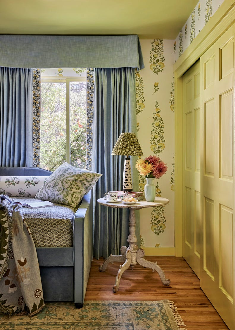 heather and matt french's sante fe home designed by french  french interiors guest bedroom
