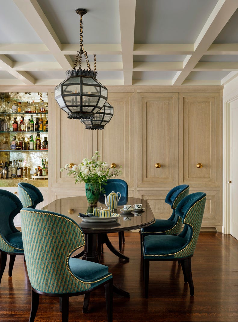 1920s mediterranean revival home in san francisco presidio heights designed by palmer weiss interior design dining area