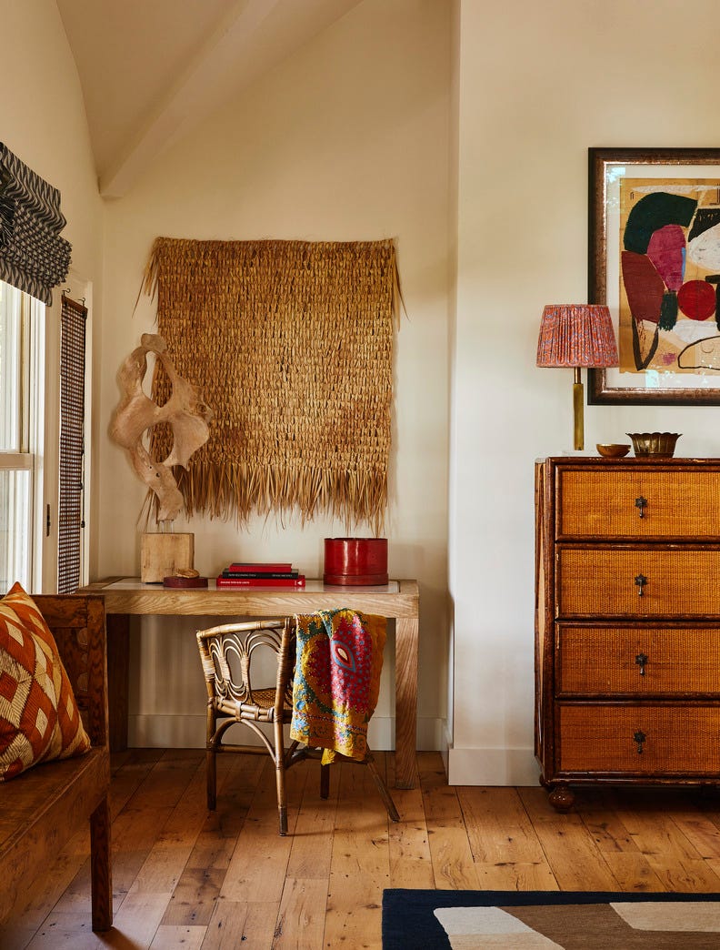 adirondack style cottage home in coecles harbor on shelter island designed by serena dugan guest bedroom