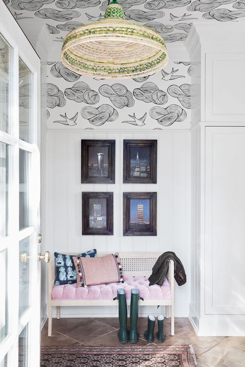 wallpaper ceiling design ideas