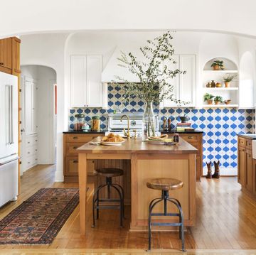 the kitchen at the cornell residence in los feliz, ca for house beautiful built by home front and designed by greg roth