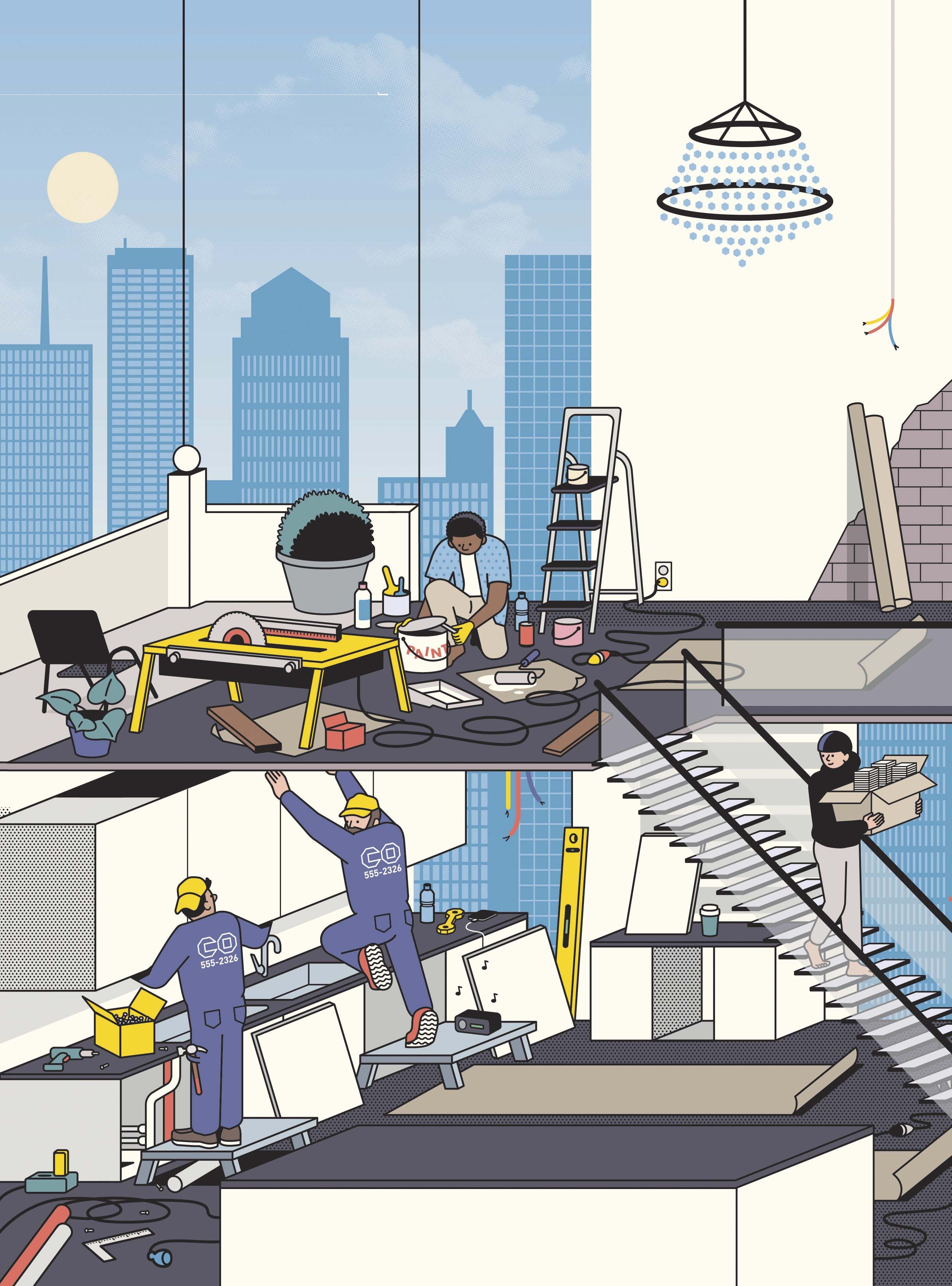 the unique challenges of renovating a high rise