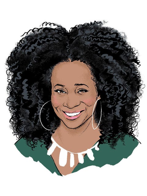 an illustrated portrait of nicole white