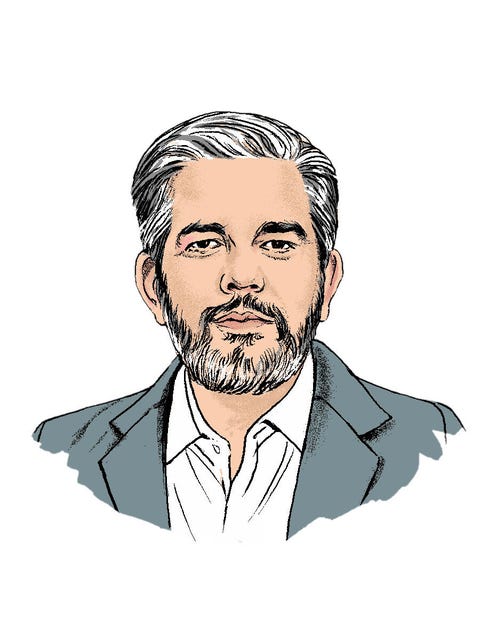 a illustrated portrait of damian samora