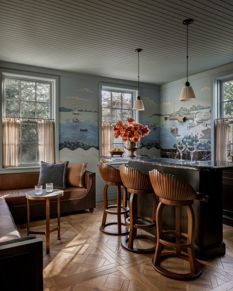 bailey mccarthy's 19th century home in martha’s vineyard designed by amber lewis. speakeasy.
