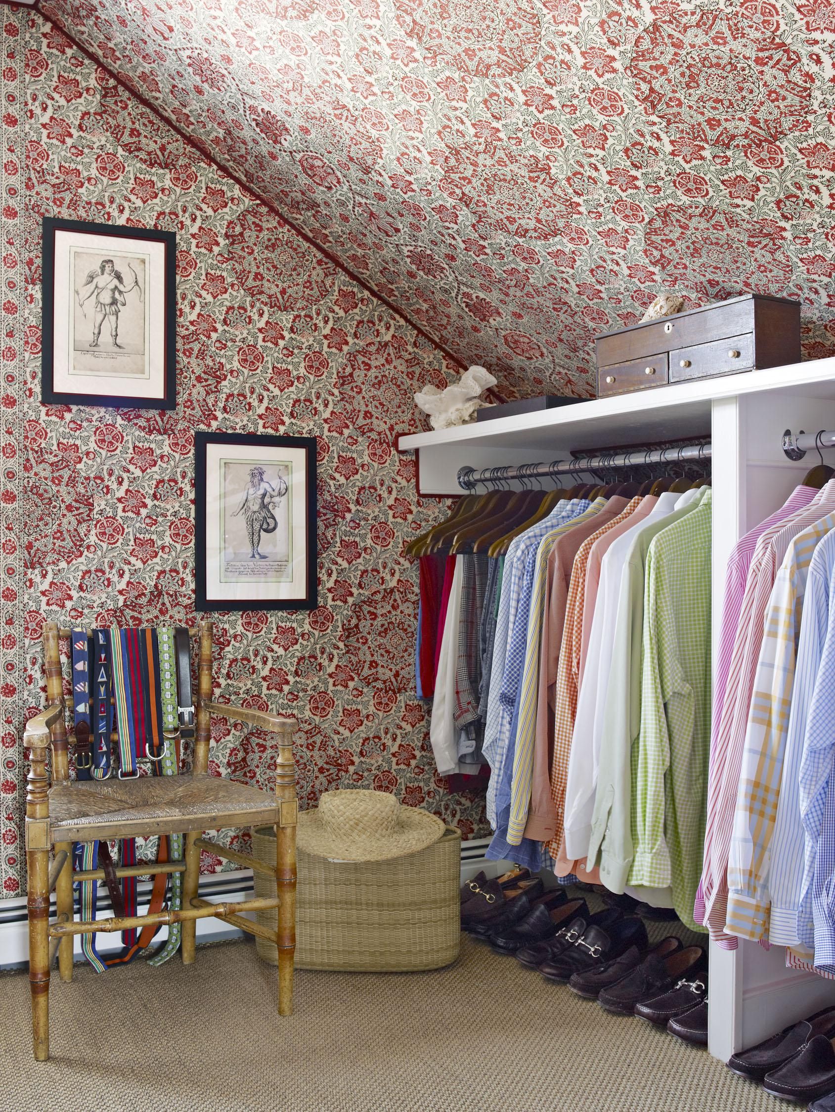 Boho Style Nursery Interior With Wallpapered Closet  Room Tour  Livettes