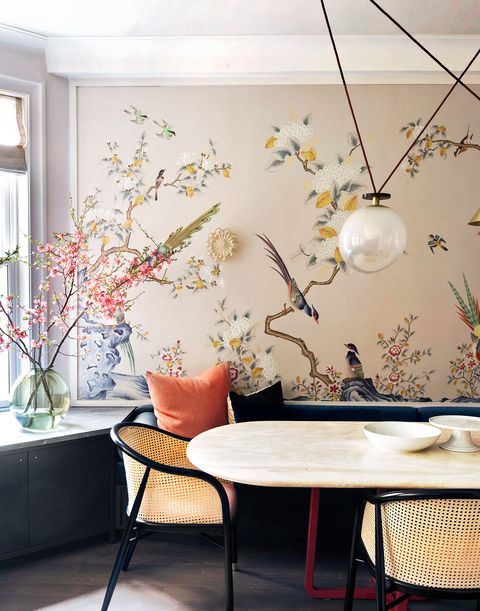 formal dining room wallpaper