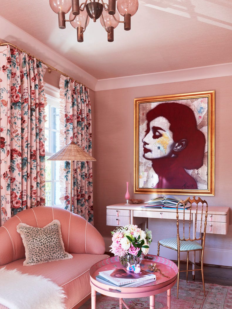 georgian home\, in raleigh\, north carolina designed by charlotte lucas design daughter's sunroom girl's bedroom