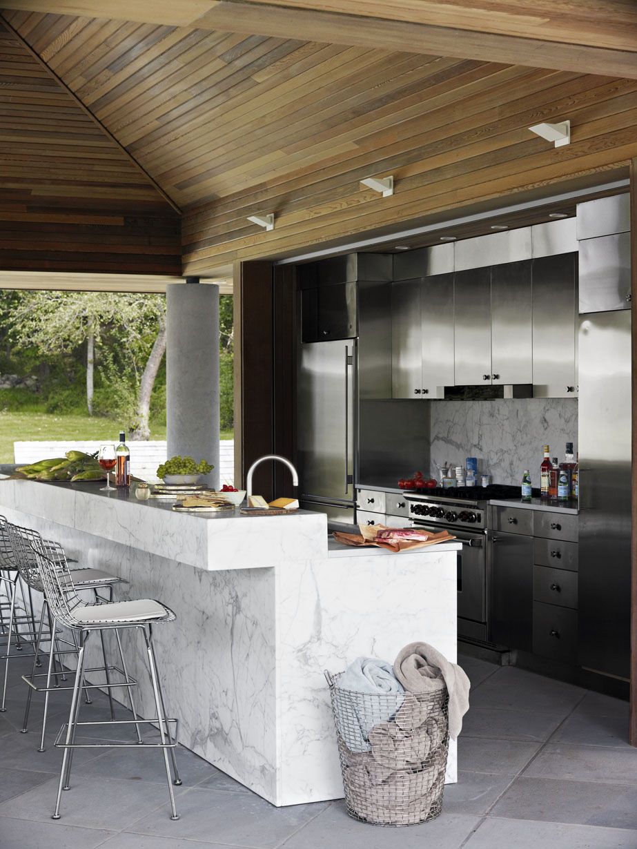 Indoor Kitchen Design to Outdoor