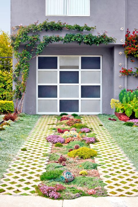 Garden, Yard, Grass, Plant, Landscaping, Groundcover, Home, Landscape, House, Courtyard, 